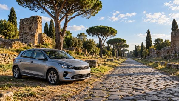 Découvrez Rome à travers la location d'une voiture
