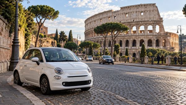 Découvrez Rome à travers la location d'une voiture